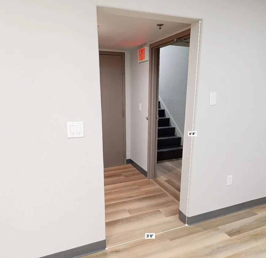 Measurement tool output from gym scan