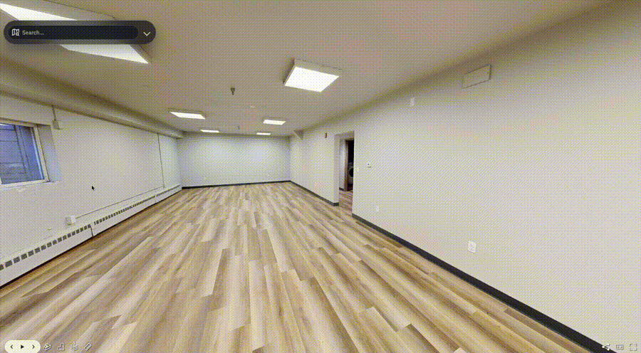 Wayfinding dollhouse view for a digital navigation experience